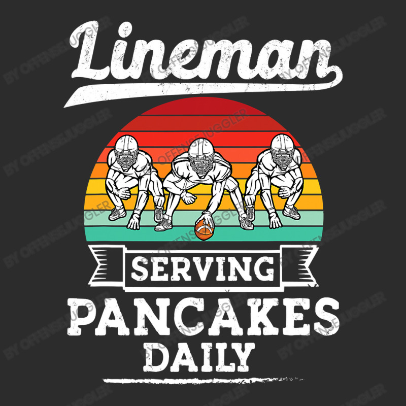 Football Lineman Serving Pancakes Daily Offensive Lineman 39 Exclusive T-shirt | Artistshot