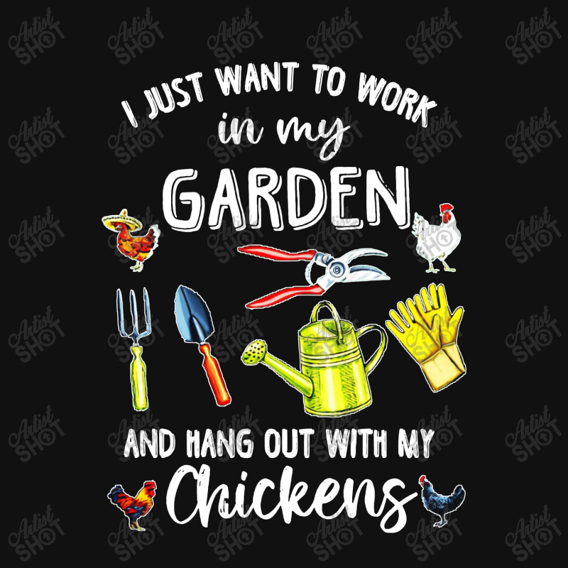 I Just Want To Work In My Garden And Hang Out With My Chickens Baby Beanies by FeelGood Tees | Artistshot