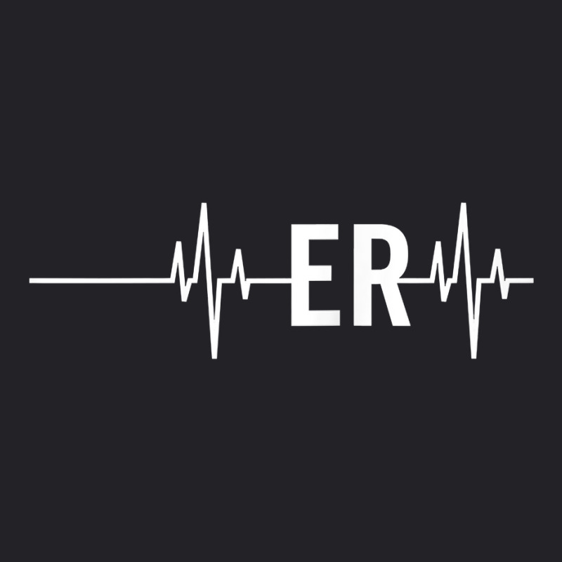 Emergency Medicine Physician Nurse Gift Er Heartbeat Raglan Baseball T Youth Tee | Artistshot