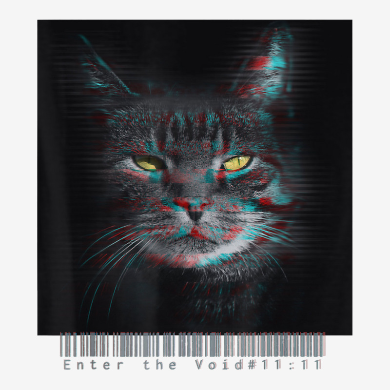 Enter The Void Glitch Maine Coon Feline Aesthetic Vaporwave T Shirt Classic T-shirt | Artistshot