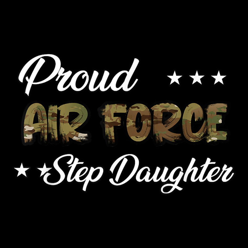 Ocp Bold Proud Air Force Step Daughter T Shirt Baby Bibs | Artistshot