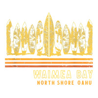 Hawaii Waimea Bay North Shore Surfing Vintage Retro T Shirt V-neck Tee | Artistshot