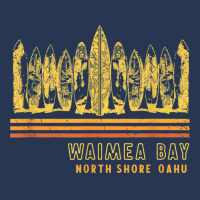 Hawaii Waimea Bay North Shore Surfing Vintage Retro T Shirt Men Denim Jacket | Artistshot