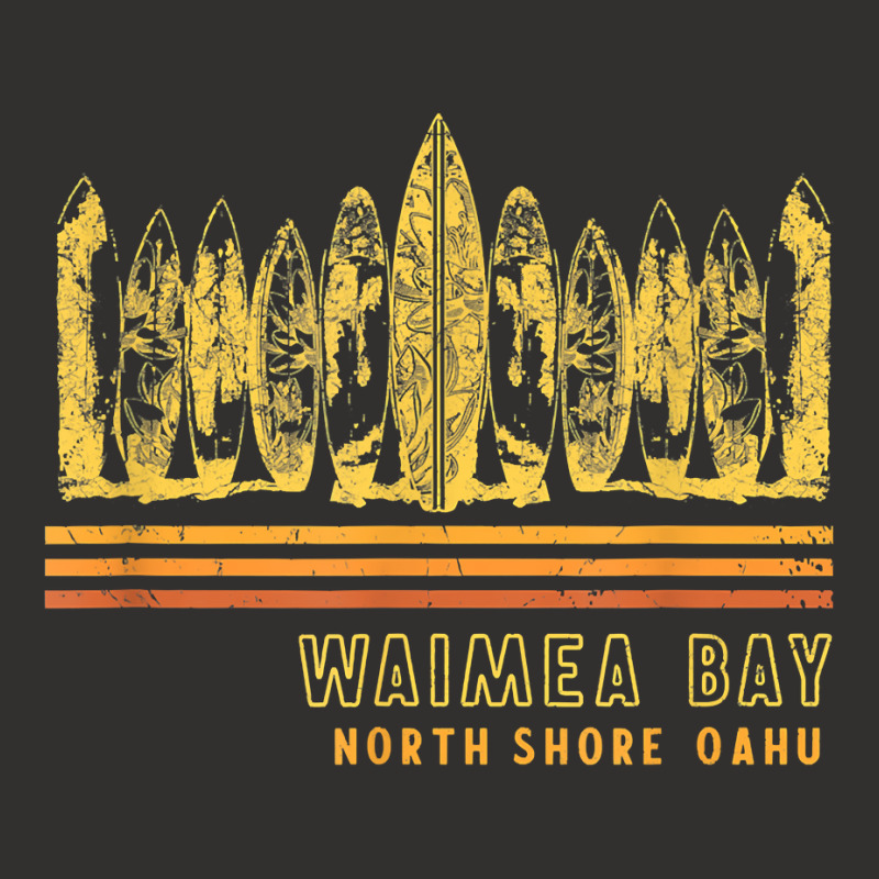 Hawaii Waimea Bay North Shore Surfing Vintage Retro T Shirt Champion Hoodie | Artistshot