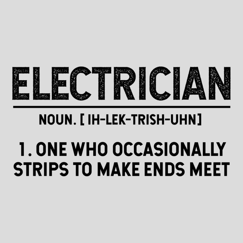 Electrician Definition - Jobs Gift Occupation Men's Polo Shirt by Diogo Calheiros | Artistshot