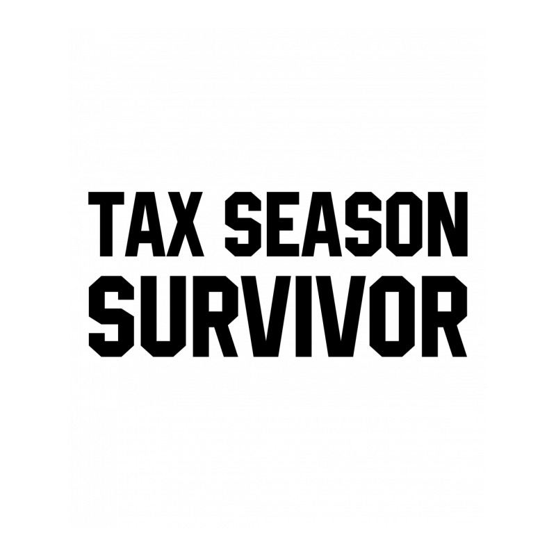 Tax Season Survivor - Jobs Gift Occupation V-Neck Tee by Diogo Calheiros | Artistshot