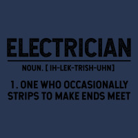 Electrician Definition - Jobs Gift Occupation Men Denim Jacket | Artistshot