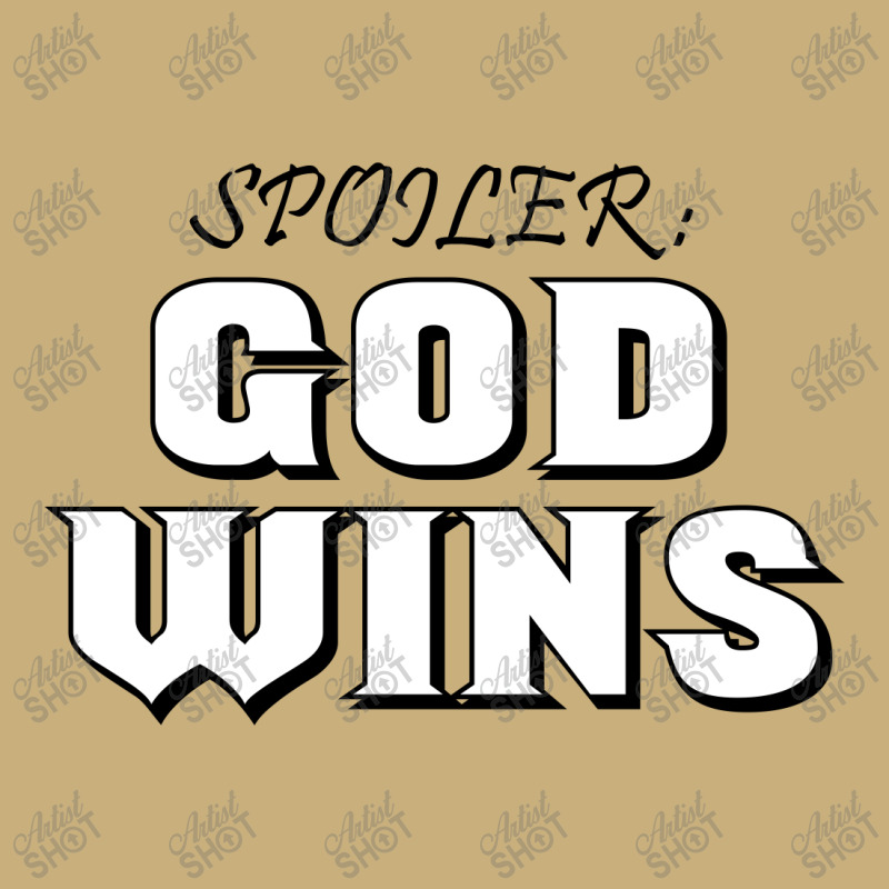 Spoiler God Wins Drawstring Bags | Artistshot