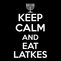 Keep Calm Eat Latkes Hanukkah Jewish Celebration Holiday Premium T Shi Adjustable Cap | Artistshot