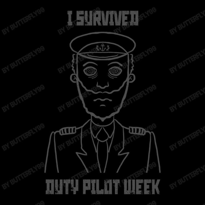 I Survived Duty Pilot Week T Shirt Men's Long Sleeve Pajama Set | Artistshot