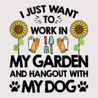 Gardener I Just Want To Work In My Garden Hang Out With Dog Tank Top Pocket T-shirt | Artistshot