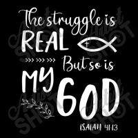 Jesus Christian Struggle Real So Is God Prayer Warrior Youth Jogger | Artistshot