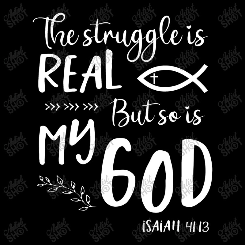 Jesus Christian Struggle Real So Is God Prayer Warrior Youth Jogger | Artistshot