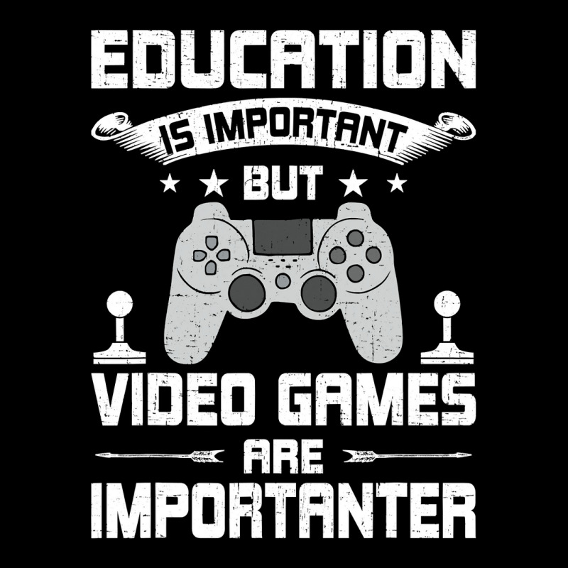 Video Games Are Importanter Video Gamer Gaming Toddler Sweatshirt by thutrang92 | Artistshot