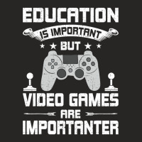 Video Games Are Importanter Video Gamer Gaming Ladies Fitted T-shirt | Artistshot