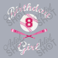 Kids 8th Eighth 8 Eight Year Happy Birthday Girl Softball Tank Dress | Artistshot