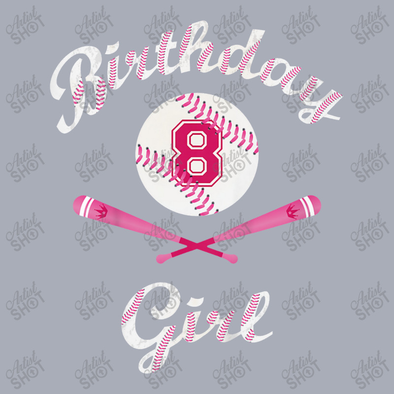 Kids 8th Eighth 8 Eight Year Happy Birthday Girl Softball Tank Dress by suvukana | Artistshot