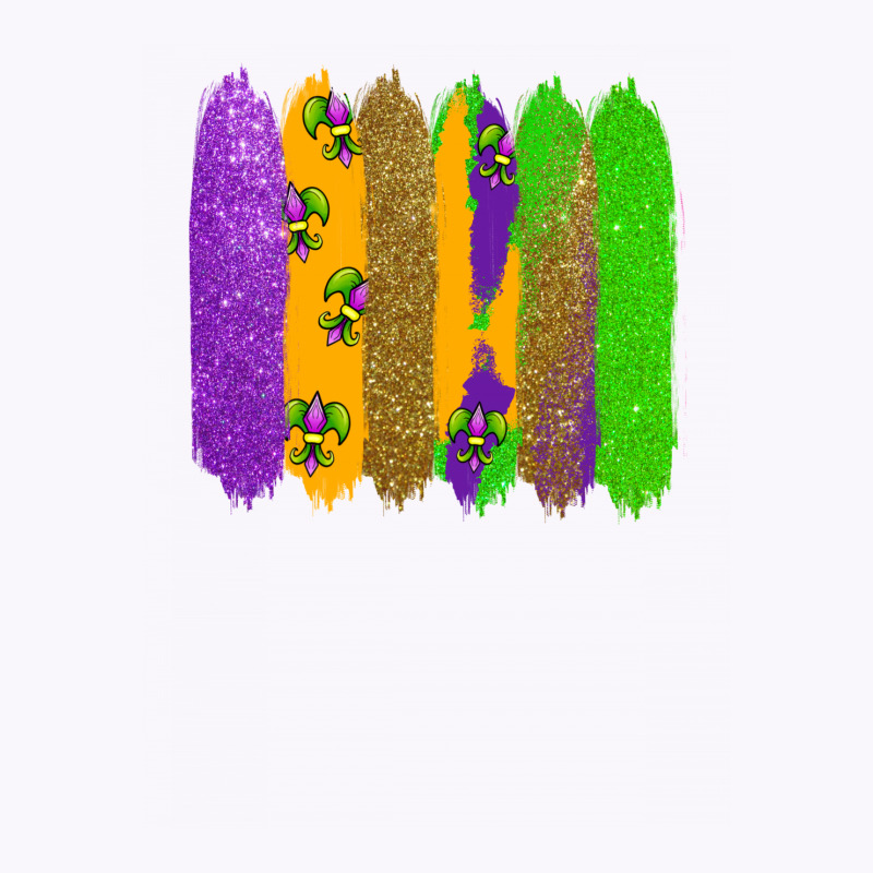 Mardi Gras Brushstrokes Tank Top | Artistshot