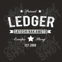 Private Ledger Blockchain Satoshi Btc Design Ladies Fitted T-shirt | Artistshot