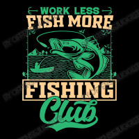 Fishing Fish Work Less Fish More Club 285 Fisher Hook V-neck Tee | Artistshot