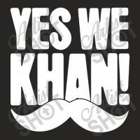 Yes We Khan Ladies Fitted T-shirt | Artistshot