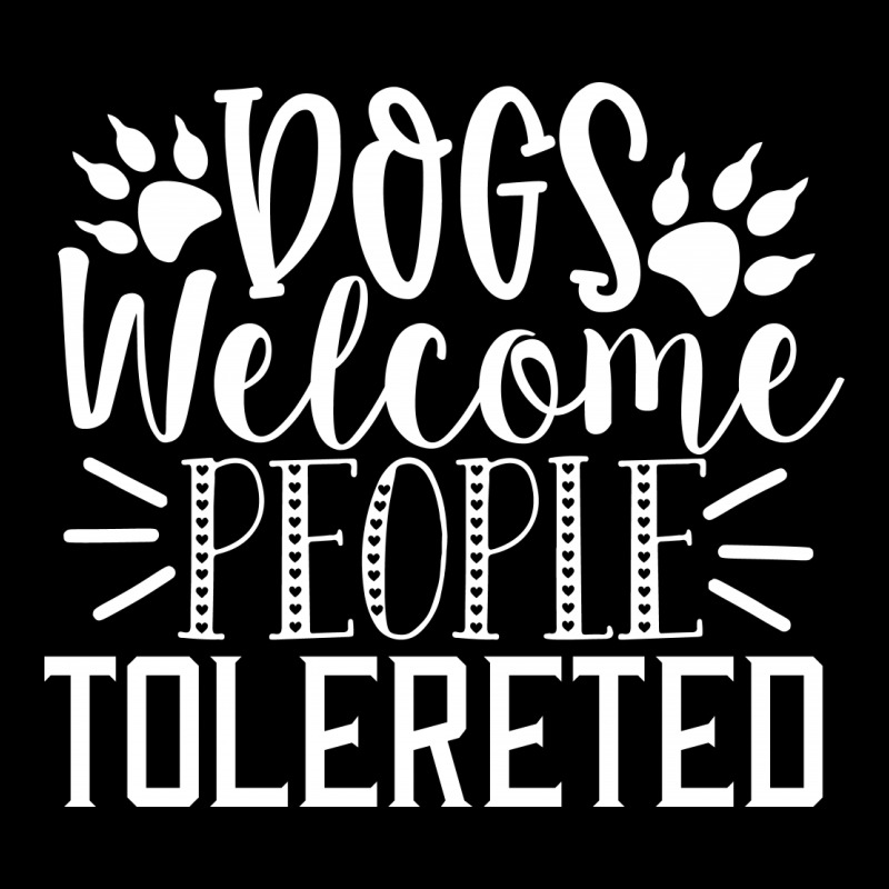 Dogs Welcome People Tolereted White Youth Sweatshirt by Kahvel | Artistshot