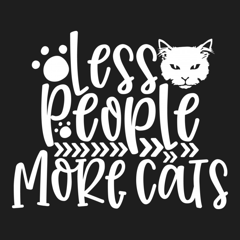 Less People More Cats White Classic T-shirt by Kahvel | Artistshot