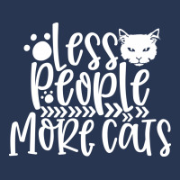 Less People More Cats White Ladies Denim Jacket | Artistshot