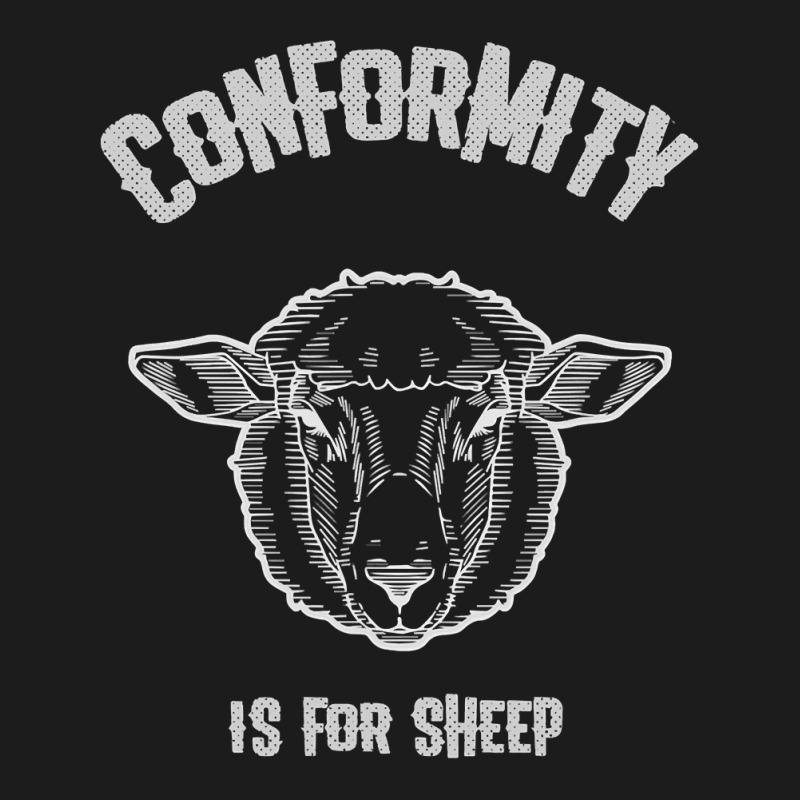 Sheep Lover Sheeps Conformity Is For Sheep Free Thinker Political 232 Hoodie & Jogger Set | Artistshot