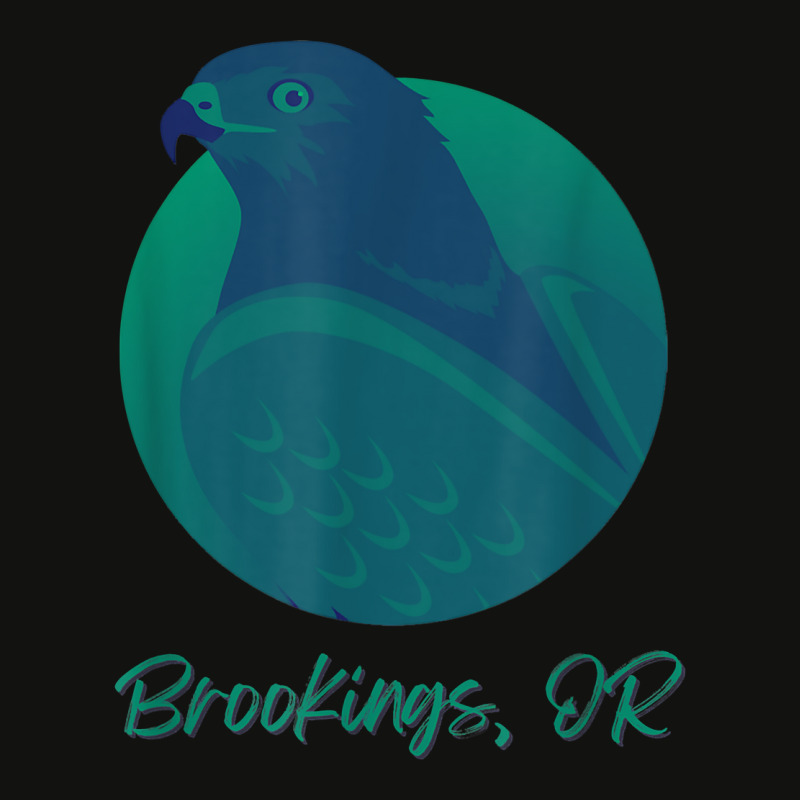 Brookings Or Osprey Sea Green Raptor Ocean Bird T Shirt Scorecard Crop Tee by sosieclaton | Artistshot