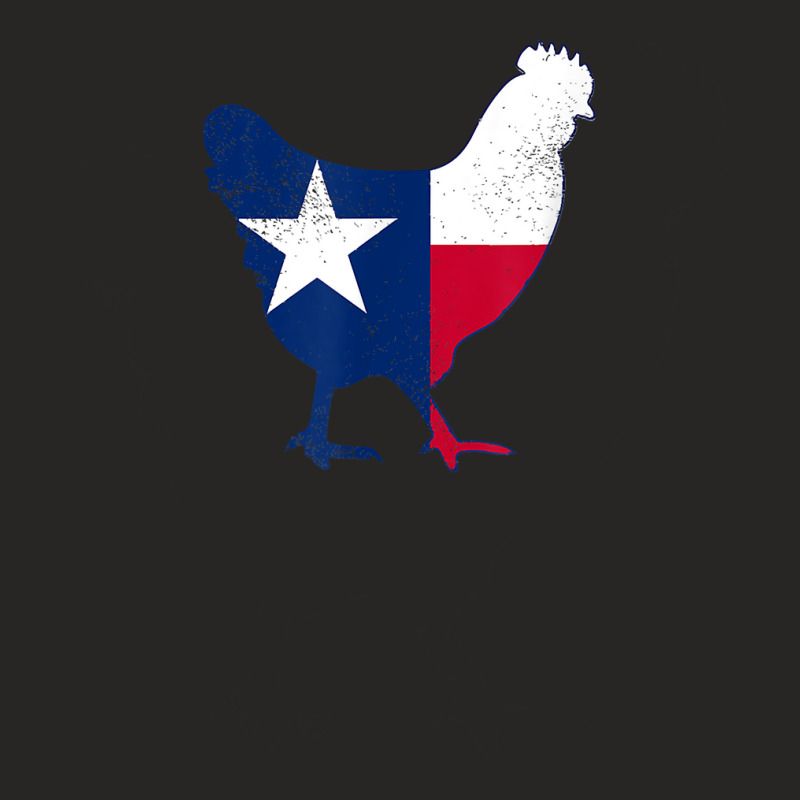 Fowl Threads  Texas Flag Chicken  Vintage Style Tee Ladies Fitted T-Shirt by MoczoTenleigh | Artistshot