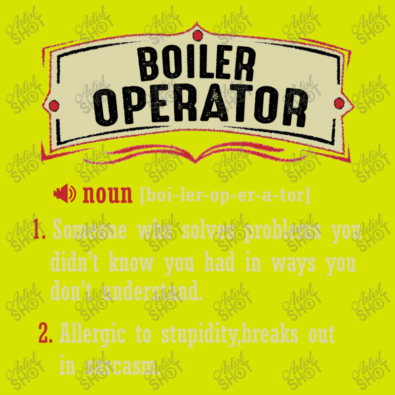 Boiler Operator Dictionary Term Sarcastic Printed Hat | Artistshot