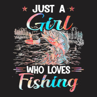 Fishing T  Shirt A Girl Loves Fishing T  Shirt T-shirt | Artistshot