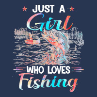 Fishing T  Shirt A Girl Loves Fishing T  Shirt Men Denim Jacket | Artistshot