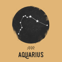 Minimal Aquarius Zodiac Sign Vintage Hoodie | Artistshot