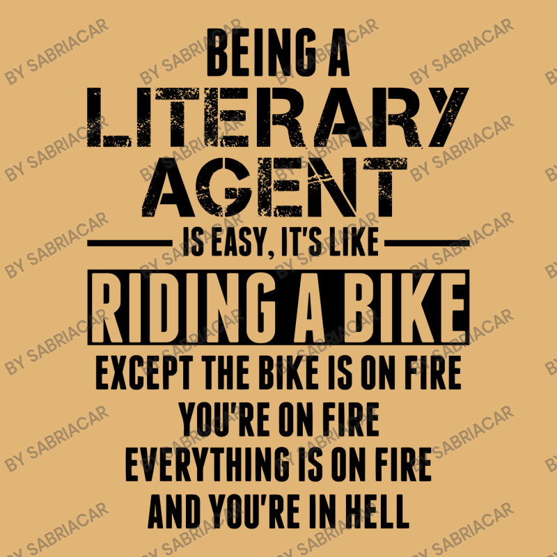 Being A Literary Agent Is Like Riding A Bike Vintage Hoodie by SabriAcar | Artistshot