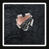 Modern Torn Paper Heart And Rose Gold Marble 21173047 Scorecard Crop Tee | Artistshot