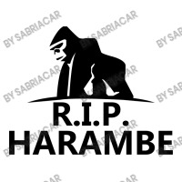 Harambe Rip Zipper Hoodie | Artistshot