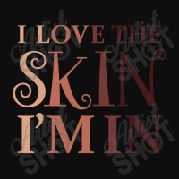 Love The Skin I'm In Quote Crop Top | Artistshot