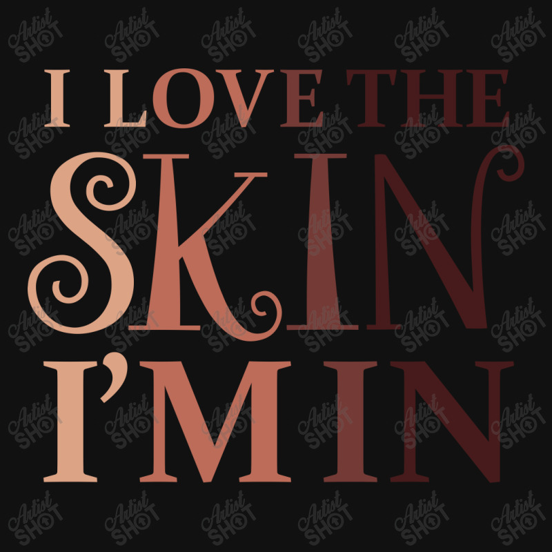 Love The Skin I'm In Quote Baby Bibs | Artistshot