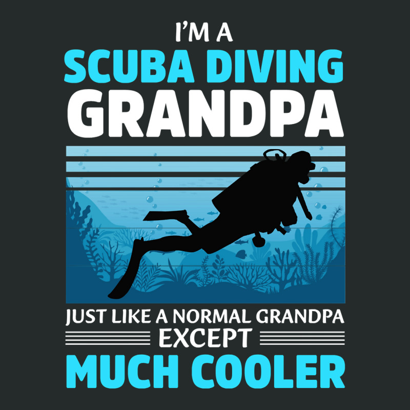 Diver Scuba Im A Scuba Diving Grandpa 327 Diving Deeper Women's Triblend Scoop T-shirt by Jeanette | Artistshot