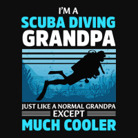 Diver Scuba Im A Scuba Diving Grandpa 327 Diving Deeper Crop Top | Artistshot