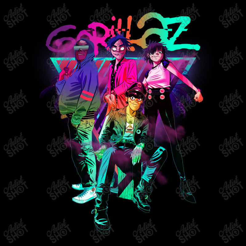 #gorillaz Punk Zipper Hoodie | Artistshot