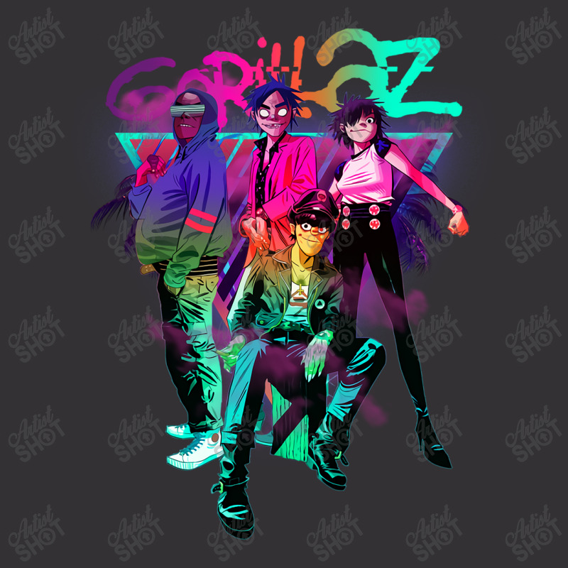 #gorillaz Punk Vintage Hoodie | Artistshot