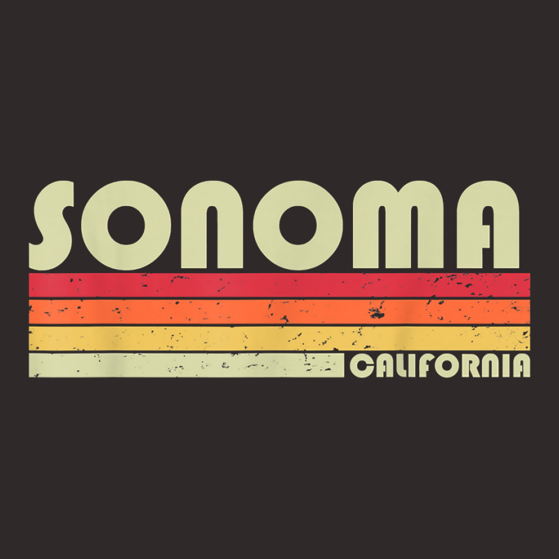 Sonoma Ca California Funny City Home Roots Gift Retro 80s T Shirt Racerback Tank by MoczoTenleigh | Artistshot