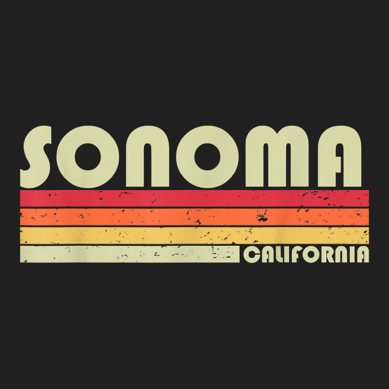 Sonoma Ca California Funny City Home Roots Gift Retro 80s T Shirt Ladies Polo Shirt by MoczoTenleigh | Artistshot