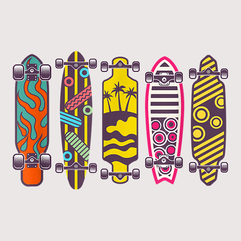 Skateboard Longboard Boards Style Types Kinds Different Gift T Shirt Pocket T-shirt | Artistshot