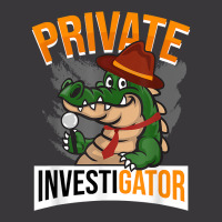 Alligator Dressed As Detective   Funny Private Investigator T Shirt Ladies Curvy T-shirt | Artistshot