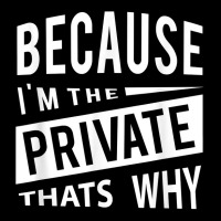 Because I'm The Private Pvt   That's Why T Shirt Youth Jogger | Artistshot