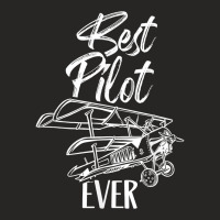 Best Pilot Ever Private Aircraft Small Airplane T Shirt Ladies Fitted T-shirt | Artistshot